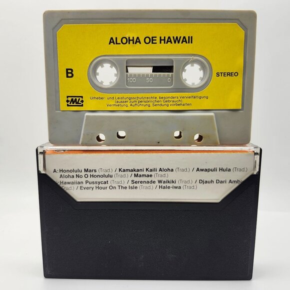 Aloha Oe Hawaii Vega 2000 German Import Cassette V-715 - Picture 2 of 3
